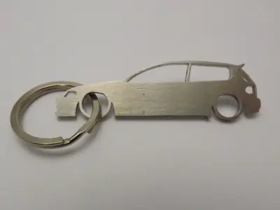 llavero fiat 128 keychain   3D print model