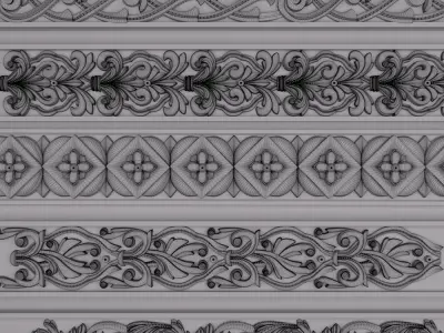 Trim Ornament 01 3D model