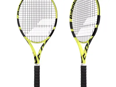Pure Aero Tennis racquet  3D model