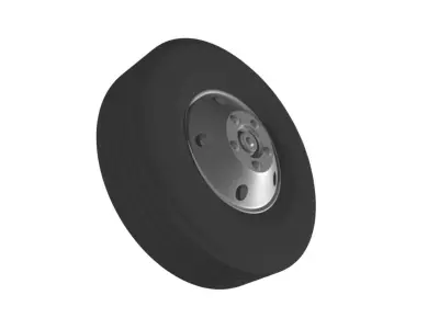 Wheel car - High poly for bakes and renders 3D model