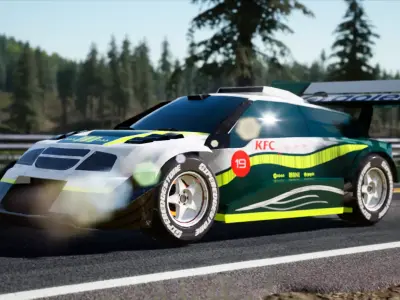 Escudo Grand Vitara Pikes Peak Gran Turismo Low-poly 3D model