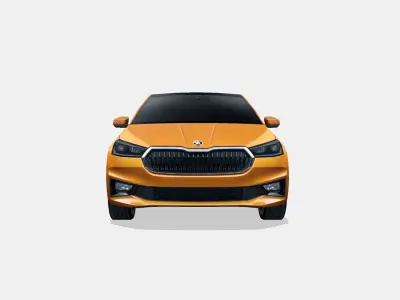 Skoda Fabia 2022 Low-poly 3D model