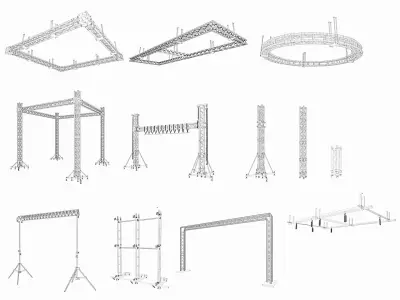 Truss Collection 3D model