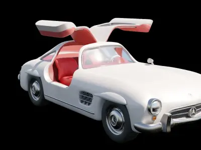 Mercedes-Benz W198 300SL 3D model