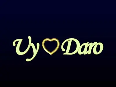V Love Daro Free 3D print model