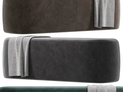 Ottoman Bench Stool By Vorsen 3D model
