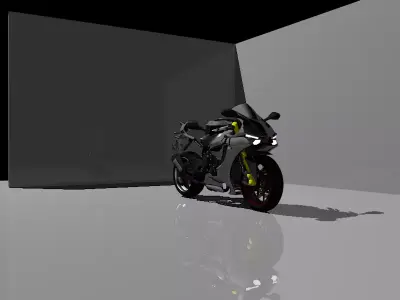 yamaha R1 SPORTBIKE 3D model