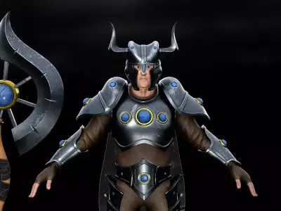  The Dark Knight Low-poly 3D model
