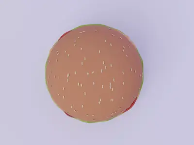 Burger Fast Food 3D model