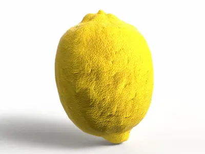 Lemon Low-poly 3D model
