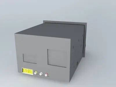 car radio Free 3D model