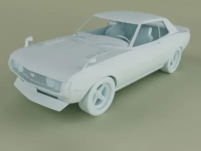 Toyota Celica GT Coupe 1975 3D model