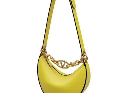 Valentino Garavani Small Vlogo Moon Hobo Bag Low-poly 3D model