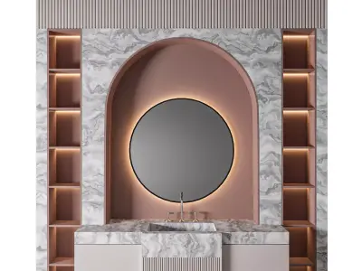Luxury Bathroom 253 3D model