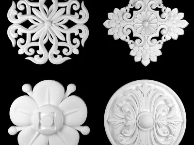 Ornament Element Pack 24 3D model