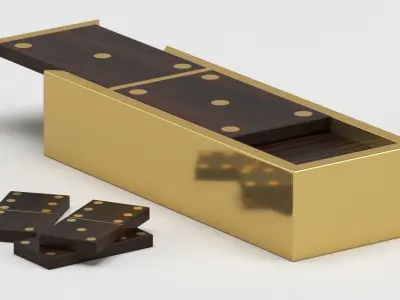 Decoration 23 Domino box 3D model