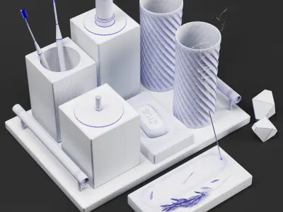 decorative set 06 3D model
