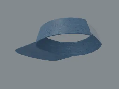 Visor Cap 3D model