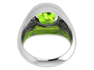 Cushion Band Ring 3529 3D print model