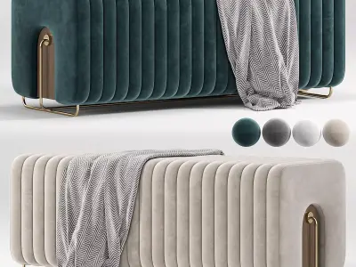Rivers Bench By Mezzo Collection 3D model
