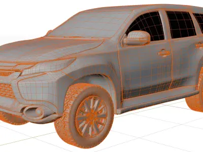 Mitsubishi Pajero Sport 2018 3D model
