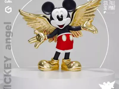 MICKEY angel 3D print model