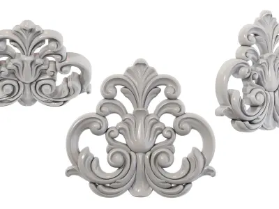 Classic carved 236 3D model