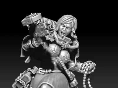 IMPERIAL RELIGIOUS FIGURE 1 10 SCALE 3D print model