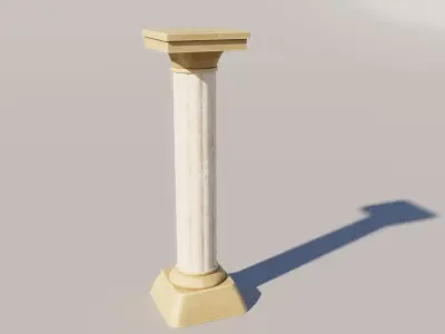 Fantasy Column Free low-poly 3D model