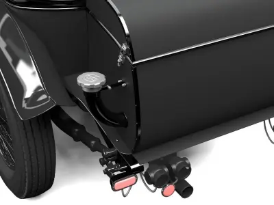 Bentley Blue train Black  3D model