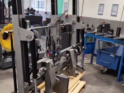 Professional CAD Model of a Hydraulic Bale Fork 3D model