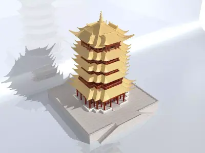 HuangHeLou 3D model