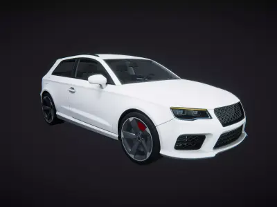 Car Hatchback 02 Active 3D model