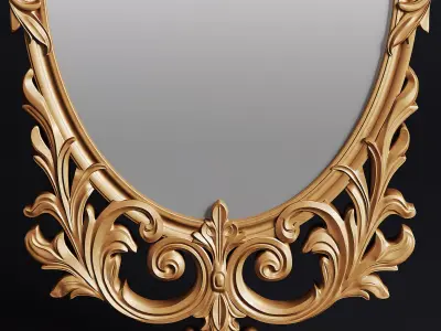 Classic Mirror 3D model