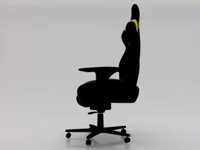 Gaming Chair 04 Low-poly 3D model