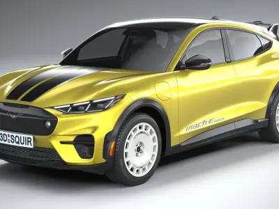 Mustang Mach-E Rally 2024 3D model