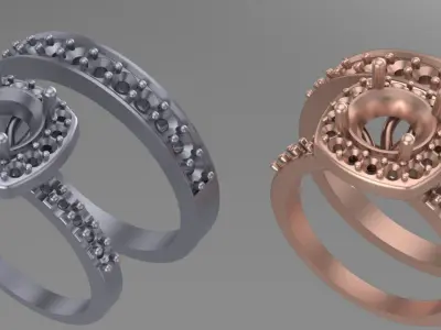 jewelry ring15 3D print model
