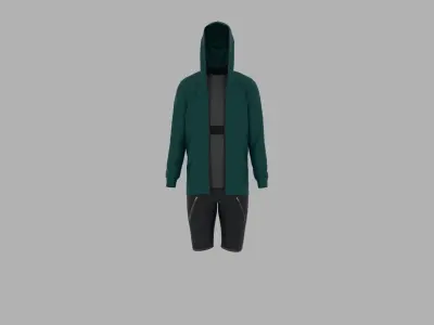 Sport Suit Low-poly 3D model 54
