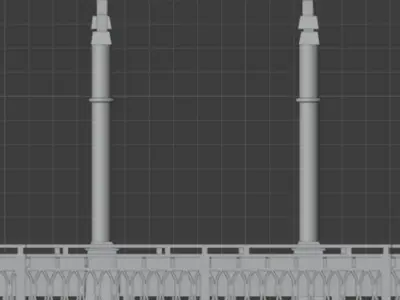 Bridge in Ukraine 3D model