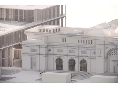 egyptian museum 3d model 3D model