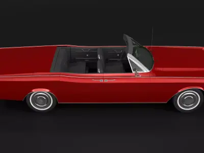 Lincoln Continental Convertible 1966 3D model
