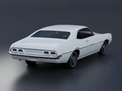 Mercury Montego MX 429 1970 3D model
