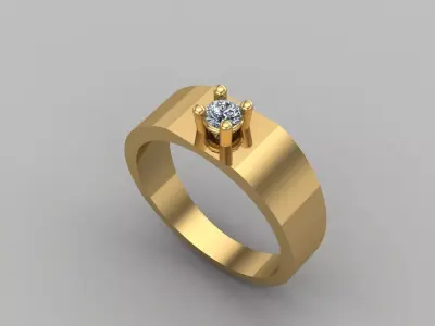 Women Men Gent Ring 3DM Womens Ring 3d models 3D print model 3D print model
