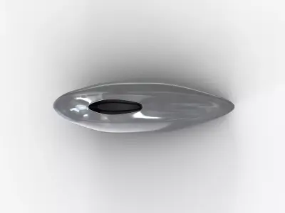 Aluminium Vase L Low-poly 3D model