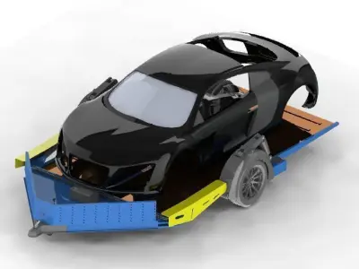 CAR TRASFER 00202 3D model
