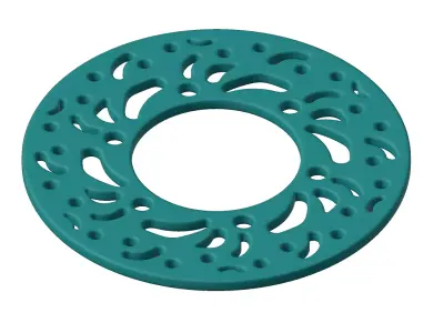 Plastic Bike Brake Disc Toy 3D model