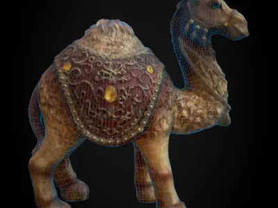 camel figurine 3D model