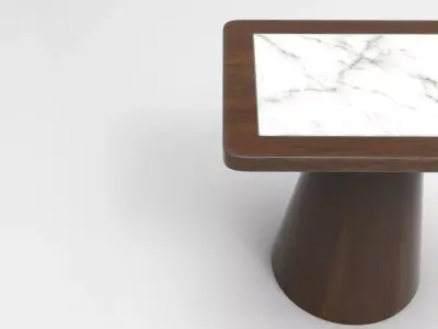 Ange Side Table Low-poly 3D model
