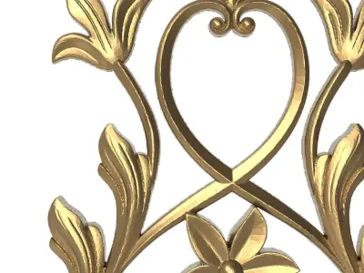  decorative pattern ready for 3D printing 3D model