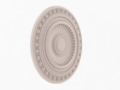 Classic Ceiling Medallion 51 3D model